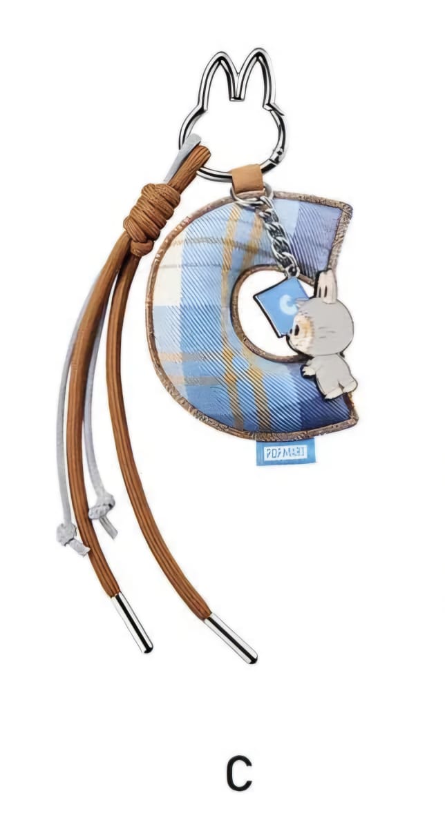 Labubu “Pin for Love” Letter Pendant (A-Z)