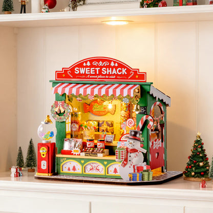 Rolife DIY Miniature House- Christmas Candy Stand