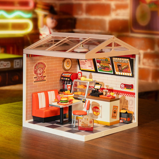 Rolife Super Creator Miniature House - Yum Yum Burgers