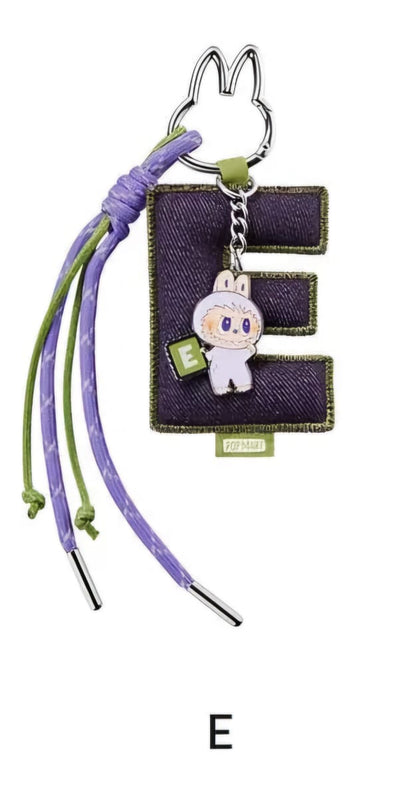 Labubu “Pin for Love” Letter Pendant (A-Z)
