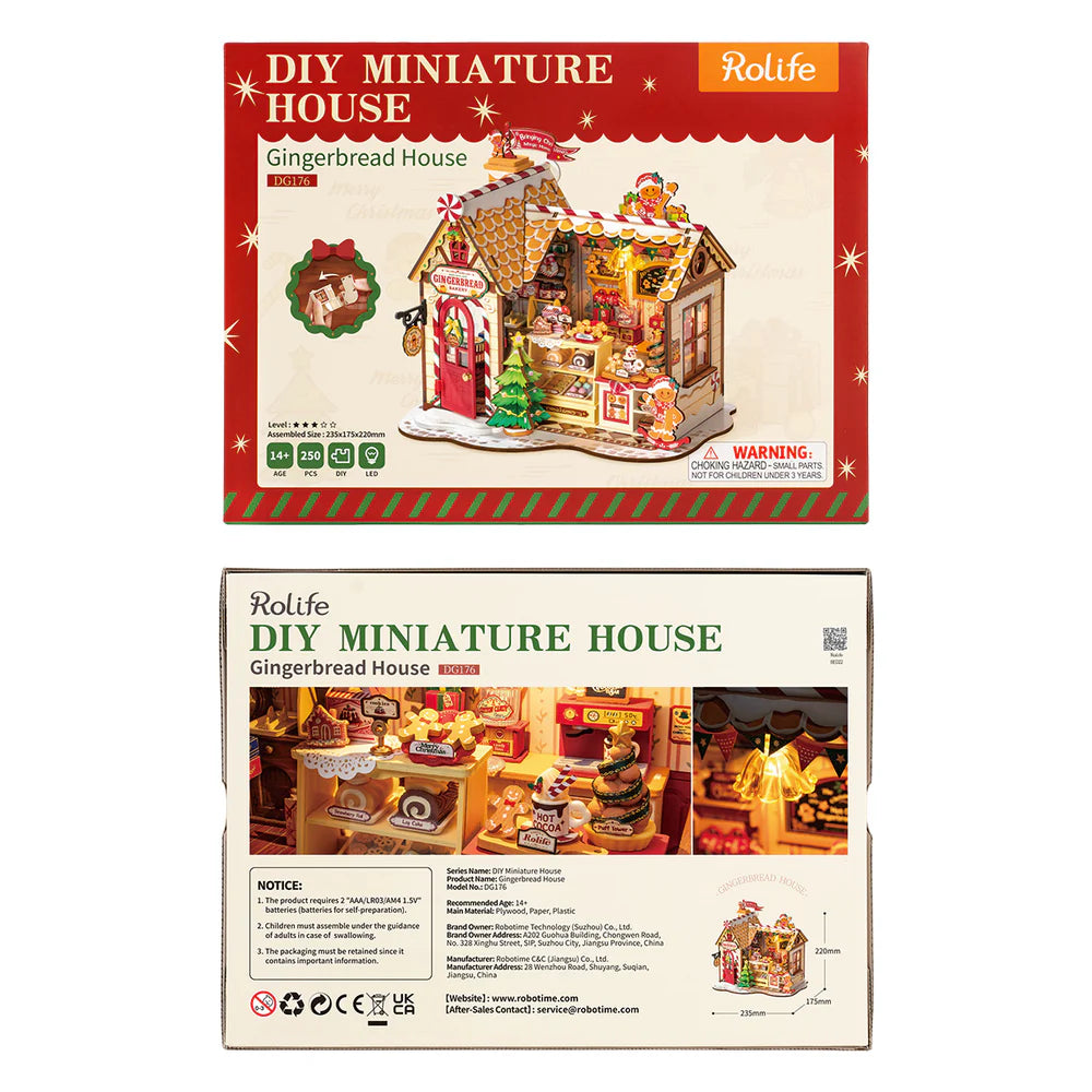 Rolife DIY Miniature House- Gingerbread House