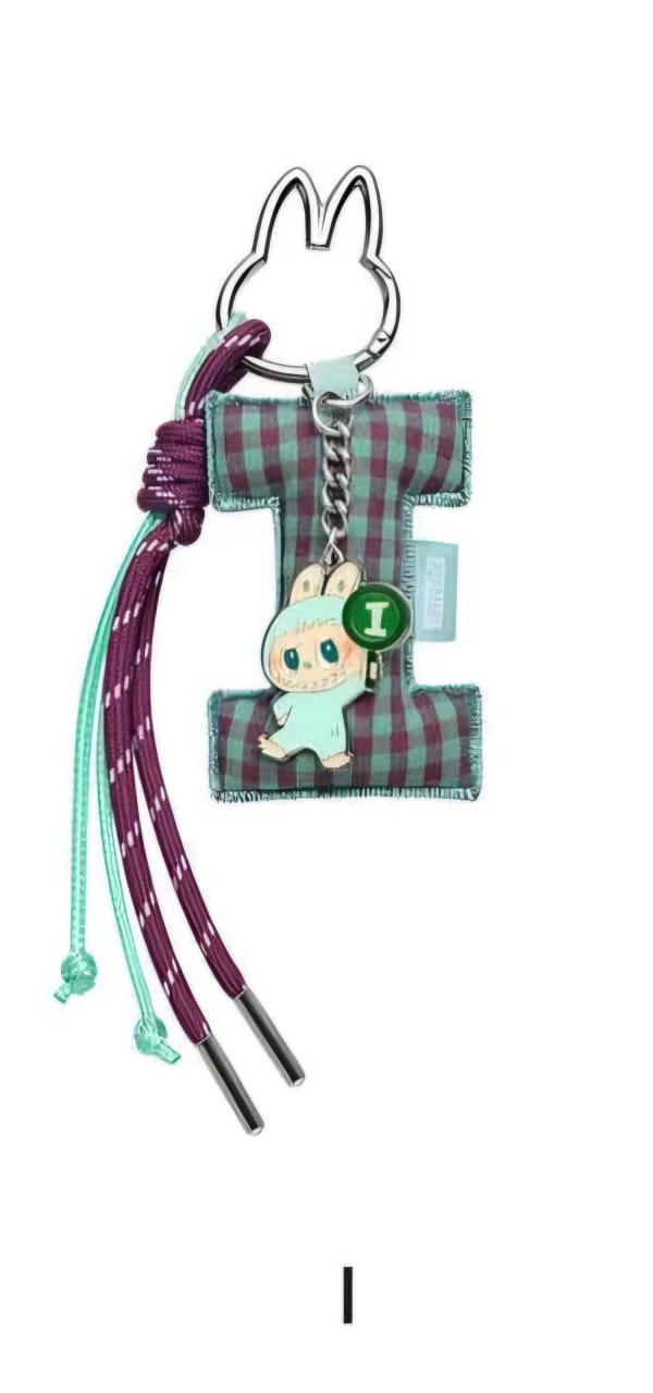 Labubu “Pin for Love” Letter Pendant (A-Z)
