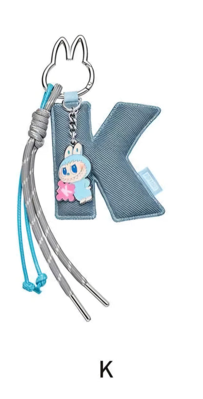 Labubu “Pin for Love” Letter Pendant (A-Z)