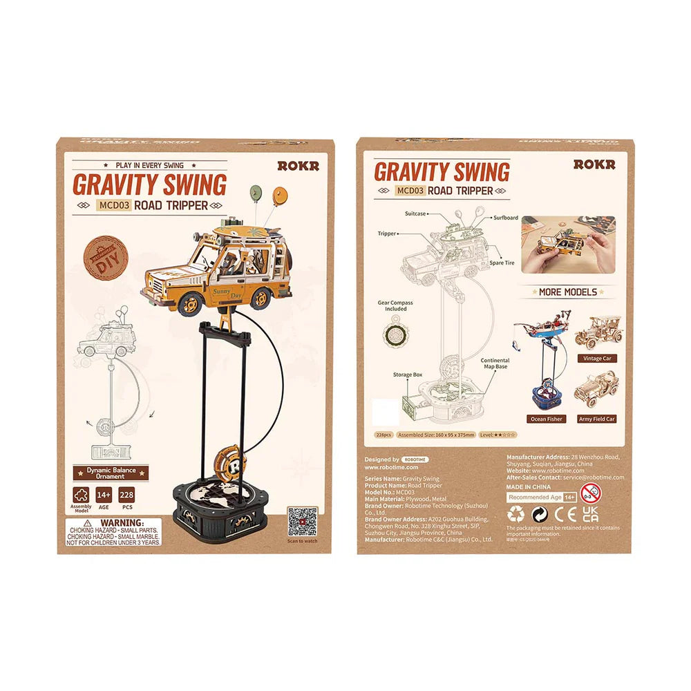 ROKR Pendulum Balance Toy 3D Puzzle-  Road Tripper