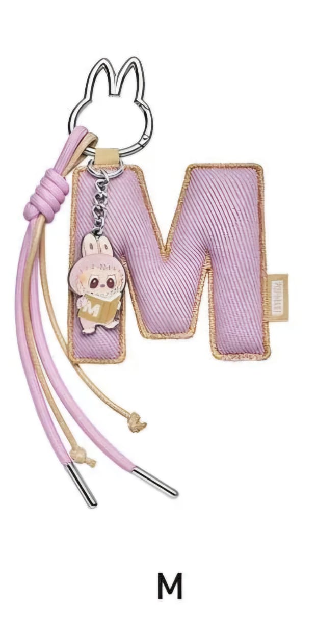 Labubu “Pin for Love” Letter Pendant (A-Z)