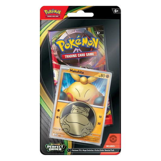 Pokémon Perfect Order Checklane Blister Makuhita Promo