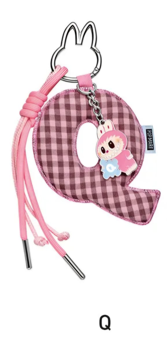 Labubu “Pin for Love” Letter Pendant (A-Z)