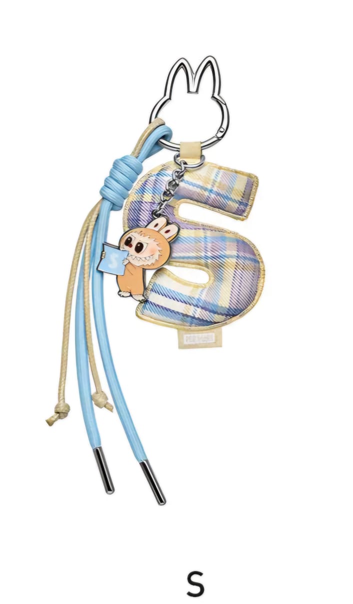 Labubu “Pin for Love” Letter Pendant (A-Z)