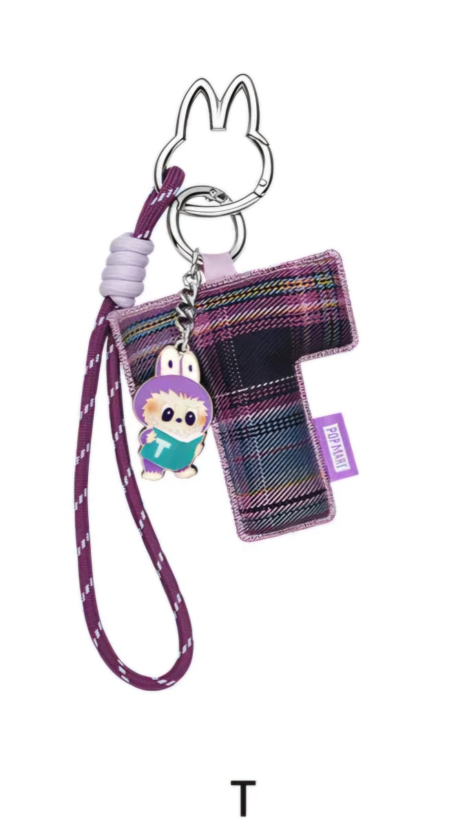 Labubu “Pin for Love” Letter Pendant (A-Z)