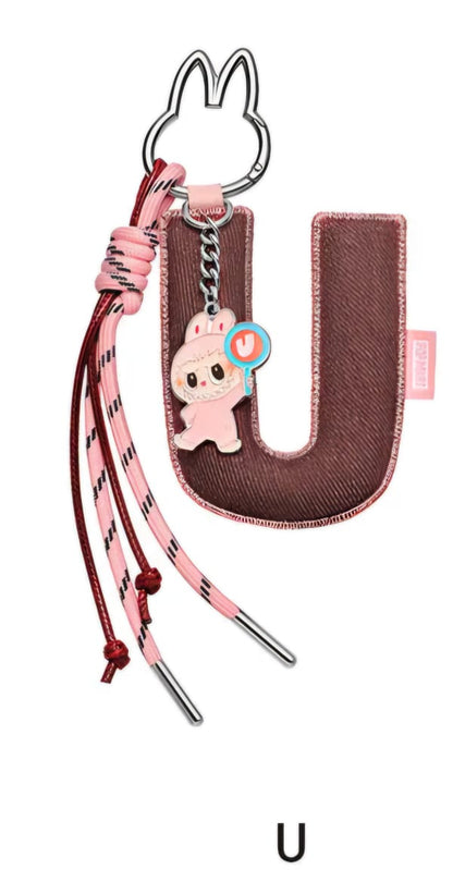 Labubu “Pin for Love” Letter Pendant (A-Z)