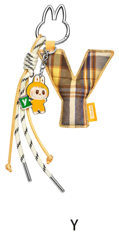 Labubu “Pin for Love” Letter Pendant (A-Z)