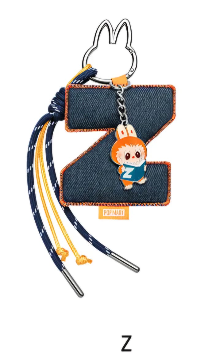 Labubu “Pin for Love” Letter Pendant (A-Z)