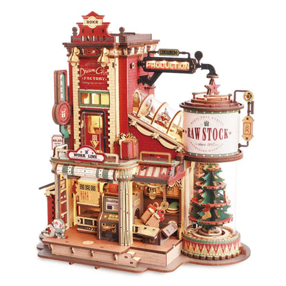 ROKR Wooden Music Box- Christmas Dream Gift Factory
