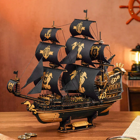 ROKR 3D Wooden Puzzle- The Seahorse Barque