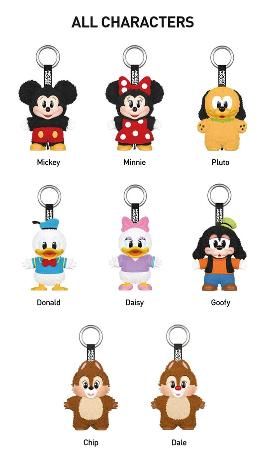Mickey Family Cute Together Keychain Blind Box