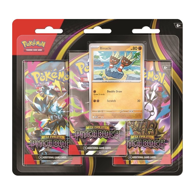 Pokémon Pitch Black 3-Pack Blister Binacle