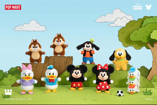 Mickey Family Cute Together Keychain Blind Box