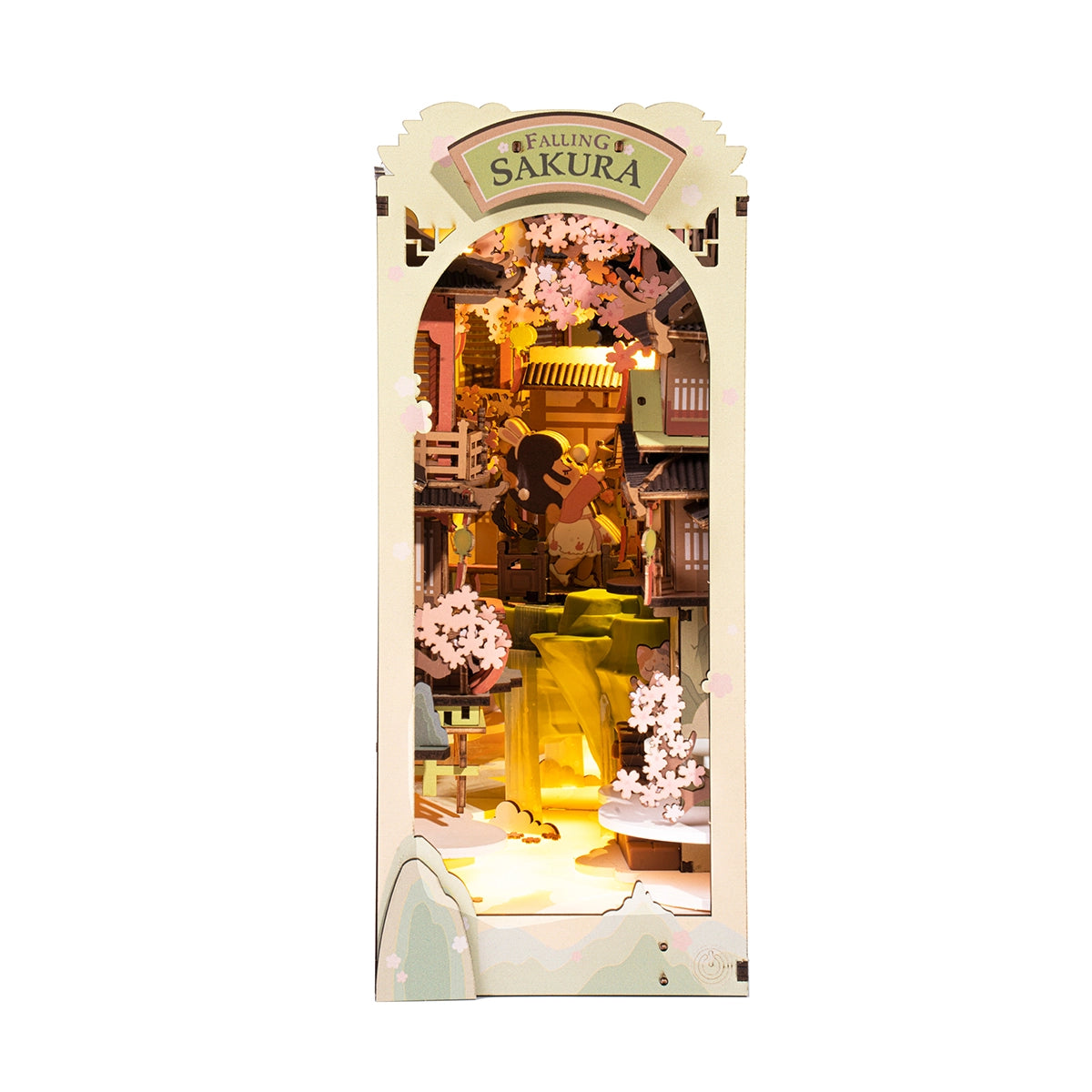 Rolife Book Nook- Falling Sakura