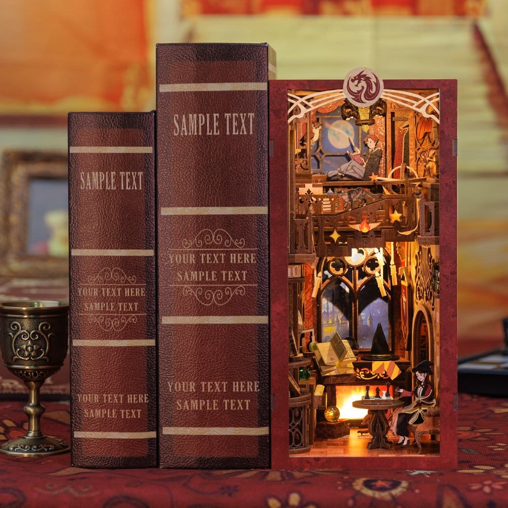 CuteBee Book Nooks- Flame Common Room