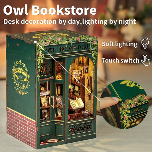 CuteBee Book Nook- Owl Bookstore