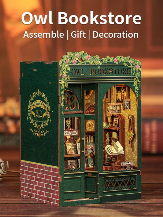CuteBee Book Nook- Owl Bookstore
