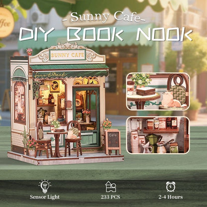 CUTEBEE DIY Miniature House- Sunny Cafe