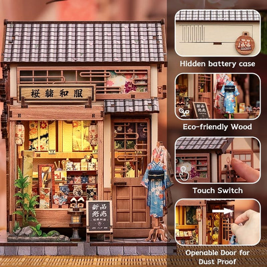 CuteBee Miniature Houses- Sakura O Kimono Shop