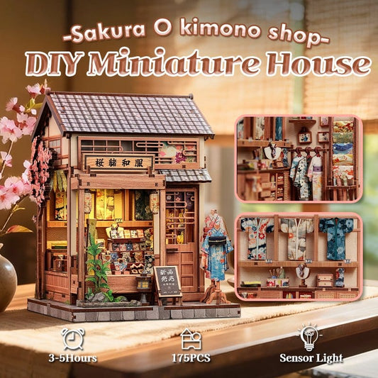 CuteBee Miniature Houses- Sakura O Kimono Shop